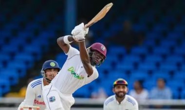 India Toil but Keep West Indies in Check on Rain-Affected Day