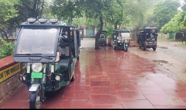 State government committed to environmental protection - Tourists will now travel by e-rickshaw in Keoladeo National Park