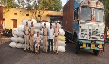 Jodhpur: Trailer full of poppy husk caught in Balesar, 36 quintals of poppy husk seized