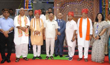 Assembly Speaker Vasudev Devnani inaugurated bank ATM, cooperative consumer association, Saras dairy and hospital in the MLA housing complex