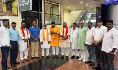 Making Rajasthan crime free is a priority - Minister of State for Home Affairs welcomed at Dabok Airport