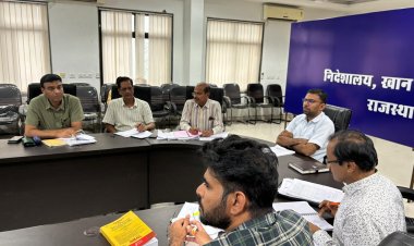 Geology wing to get target of plot area of ​​1173 hectares and drilling of 970 meters per month - Extensive plantation should be done in closed and completed mine areas - Director, Mines and Geology