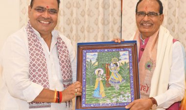 Union Agriculture and Farmers Welfare Minister Shivraj Singh Chauhan made a courtesy call on Chief Minister Bhajan Lal Sharma