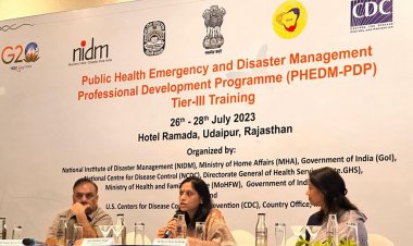 आपदा प्रबन्धन एवं पब्लिक हेल्थ इमरजेंसी पर कार्यशाला