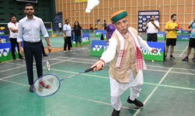 केंद्रीय कानून और न्याय मंत्री अर्जुन राम मेघवाल ने अंतर-मंत्रालय बार एंड बेंच बैडमिंटन चैंपियनशिप के दूसरे संस्करण का उद्घाटन किया