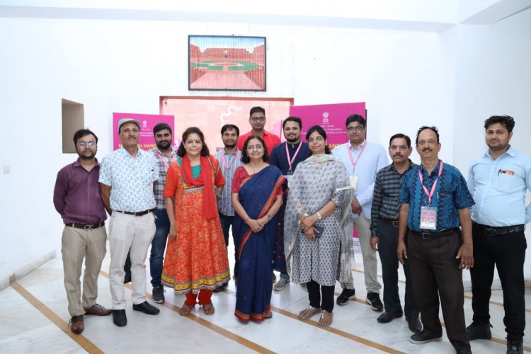 नेशनल हैण्डलूम वीक-2023— दूसरे दिन बायर-सेलर मीट और आर्टिजन वर्कशॉप का हुआ आयोजन