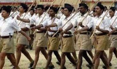 राष्ट्रीय स्वयंसेवक संघ (आरएसएस) की ओर से विजयदशमी पर महाशक्ति पूजन एवं पथ संचलन का आयोजन