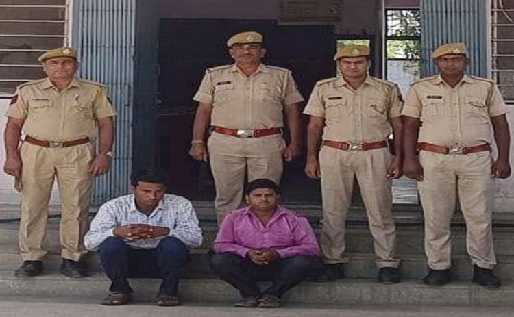 बकानी पुलिस ने गश्त में पकड़ा 8.38 लाख कीमत का 55.900 किलोग्राम डोडा चूरा, दो गिरफ्तार