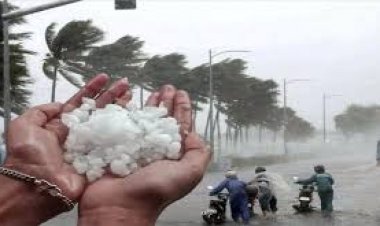 बीकानेर, सीकर और श्रीगंगानगर में बारिश के साथ ओले गिरे