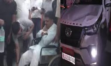 सड़क हादसे में बाल-बाल बचे नेता प्रतिपक्ष टीकाराम जूली, हाथ में फैक्चर