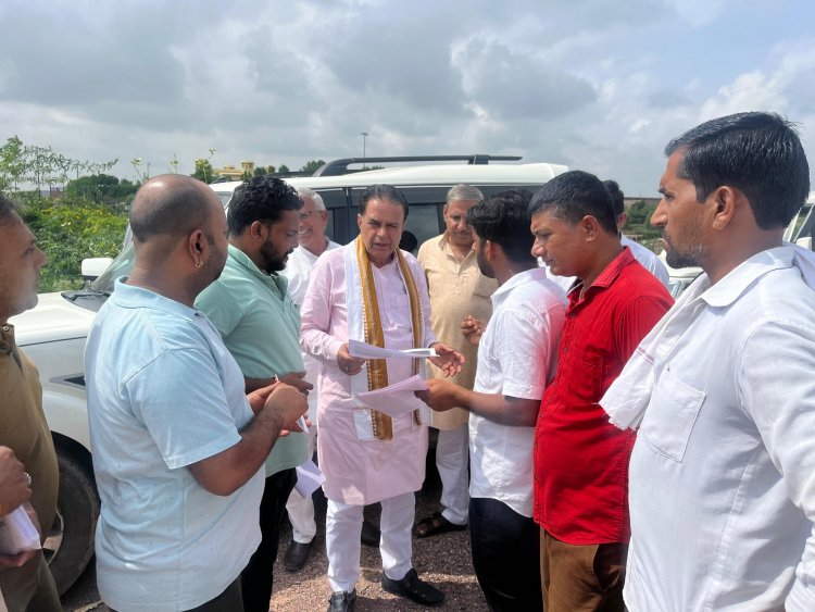 सुरपुरा बांध का संसदीय कार्य मंत्री ने किया अवलोकन, जलापूर्ति और पर्यटन विकास को लेकर दिए निर्देश