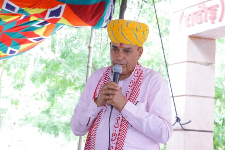 ‘मुख्यमंत्री वृक्षारोपण महाभियान - हरियाळो राजस्थान’ के तहत लुणावास खारा में विकास कार्यों का लोकार्पण